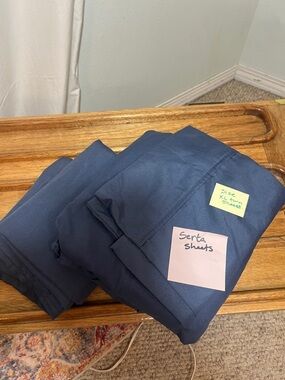Serta Deep Navy Sheet Set - XL/Twin Fit
